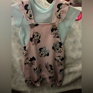 Disney Baby Blue  and pink Outfit
